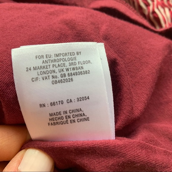 Anthro Maeve Red Dora Stretch knit dress Small - Picture 7 of 9